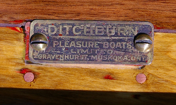 Ditchburn thwart tag