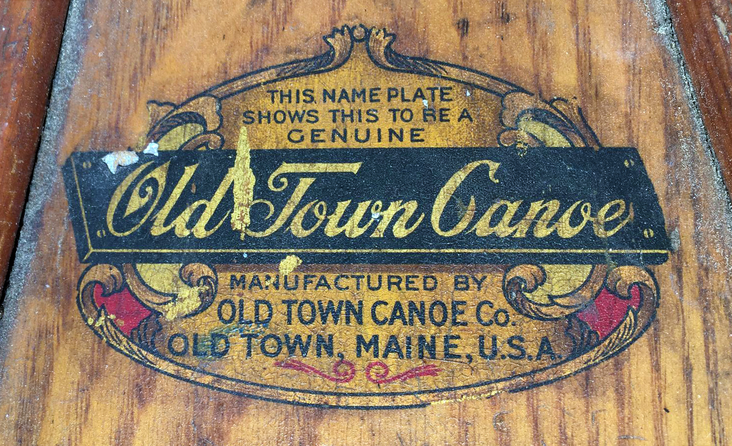 1908 Old Town Decal