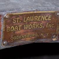 St. Lawrence Boat Works deck plate